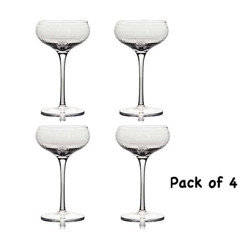 Sleek and sophisticated StarletGlass cocktail glass, ideal for serving a variety of cocktails with timeless elegance.