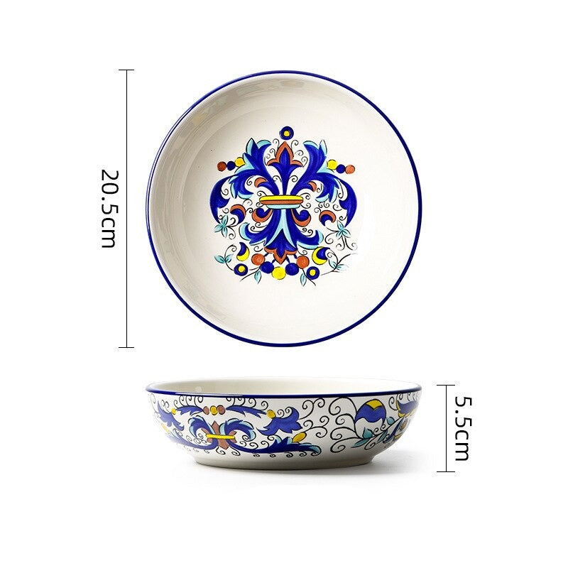 Artisanal Print Bowl: Elevate your table setting with this unique and versatile bowl featuring an exquisite artisanal print. Ideal for serving various dishes, it adds a special touch to every meal in your beautiful home in Australia.
