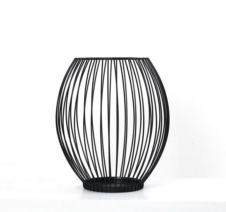 Iron Oval Candle Holder