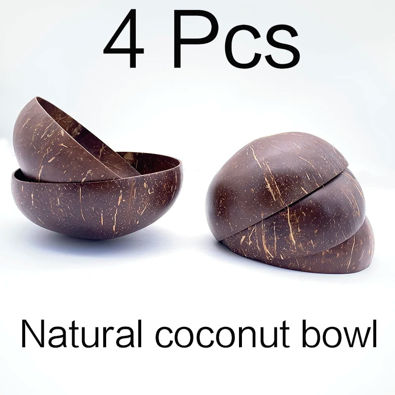 Coconut Natural Bowl & Spoon Set
