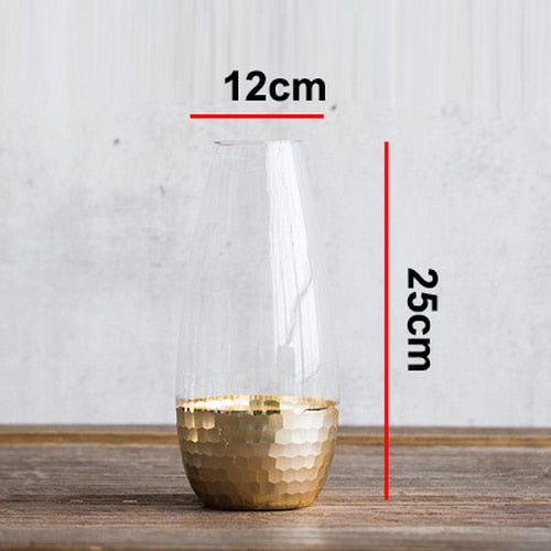 Gilded Glass Vase