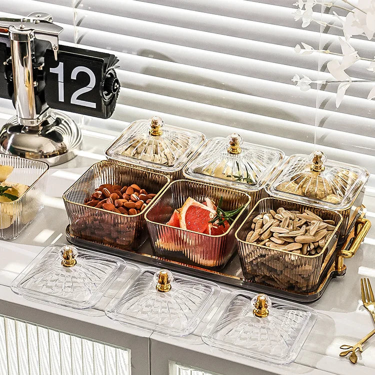 Square Transparent Snack Tray