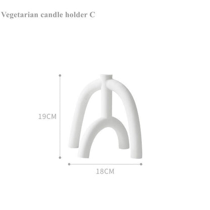 Minimalist Arctic Candelabra