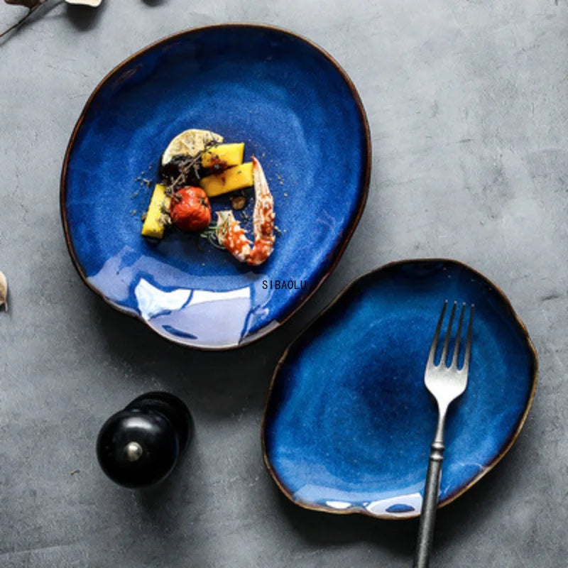 European Blue Bliss plate