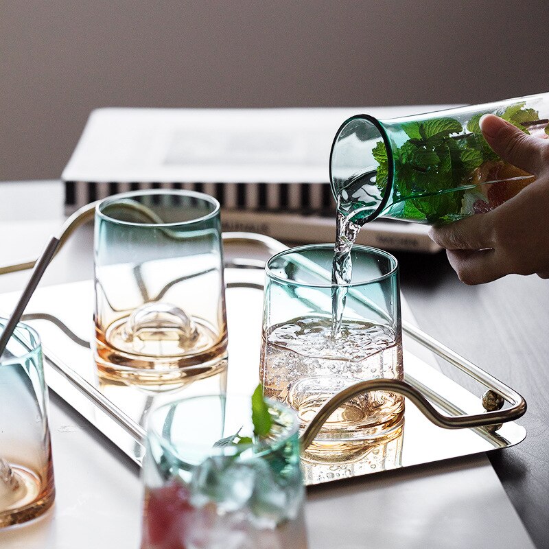 Azure Glass Container Set: Elevate your drink presentation with this elegant and versatile glassware collection, featuring high-quality azure glass containers for serving and storing a variety of beverages in Sydney.