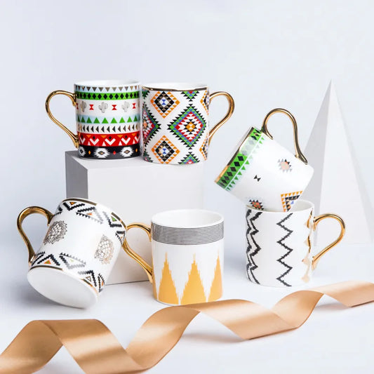 Luxury Geometric Coffee Cup