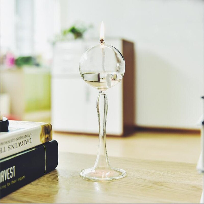 Glass Oil Candle Holder set