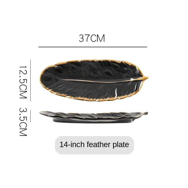 Nordic Feather Plate