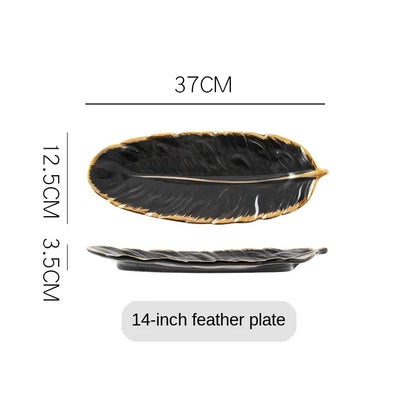 Nordic Feather Plate