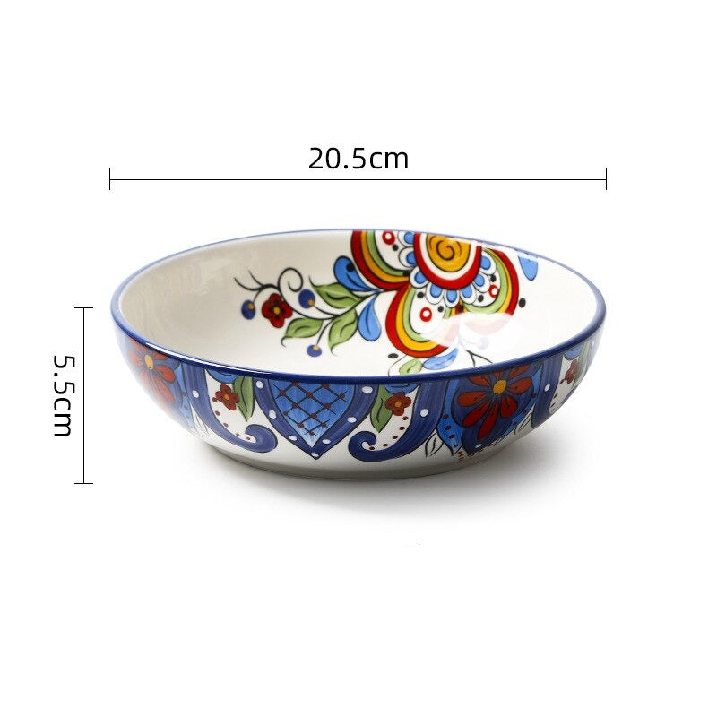 Artisanal Print Bowl: Elevate your table setting with this unique and versatile bowl featuring an exquisite artisanal print. Ideal for serving various dishes, it adds a special touch to every meal in your beautiful home in Australia.