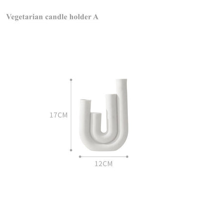 Minimalist Arctic Candelabra