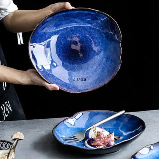 European Blue Bliss plate