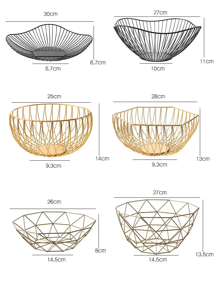 Metal Dry Fruit Plate