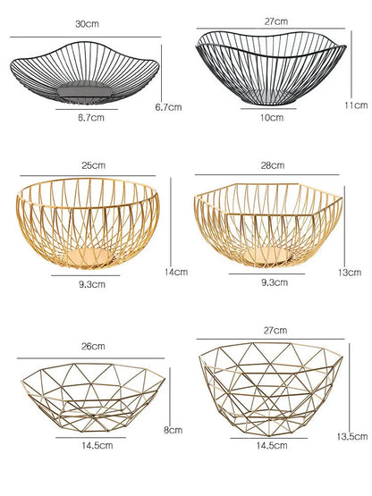 Metal Dry Fruit Plate