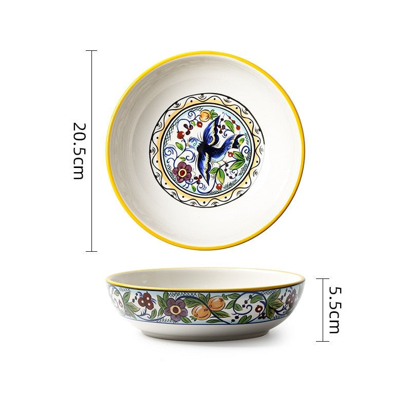 Artisanal Print Bowl: Elevate your table setting with this unique and versatile bowl featuring an exquisite artisanal print. Ideal for serving various dishes, it adds a special touch to every meal in your beautiful home in Australia.