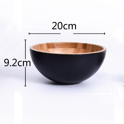 Solid Bamboo Bowl