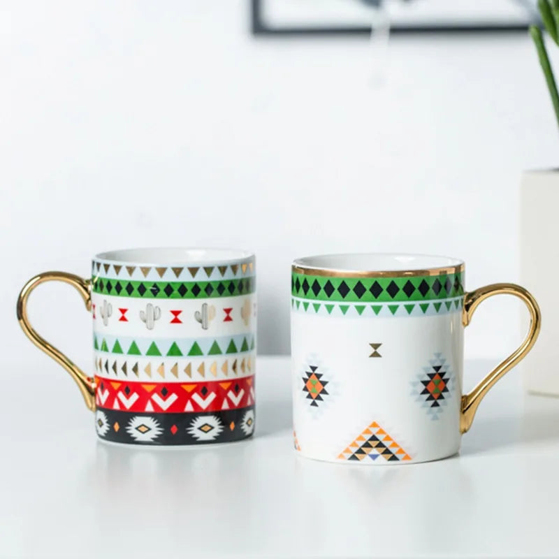 Luxury Geometric Coffee Cup