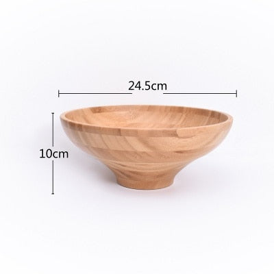 Solid Bamboo Bowl