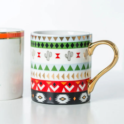 Luxury Geometric Coffee Cup