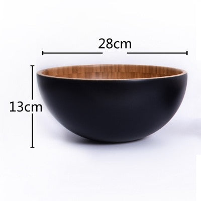 Solid Bamboo Bowl