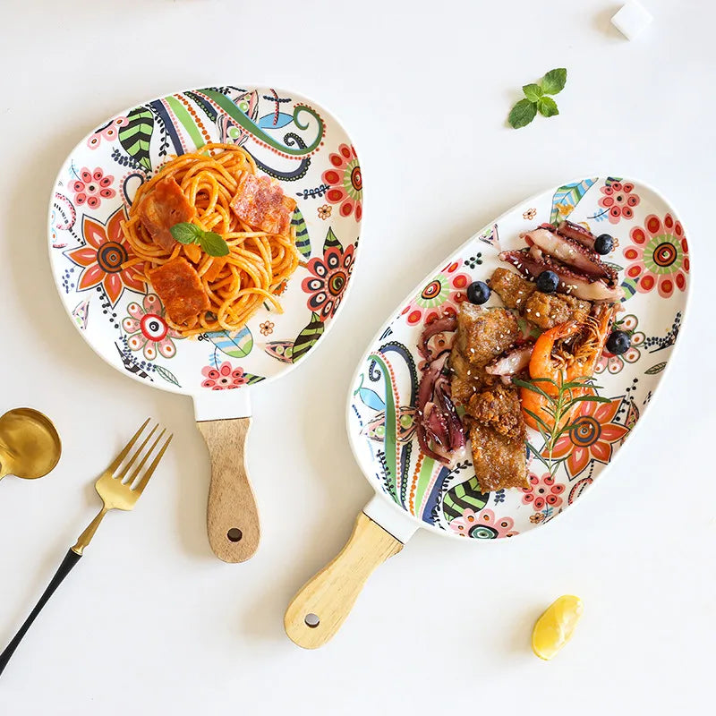 Chic Nordic Ceramic Dinner Plates