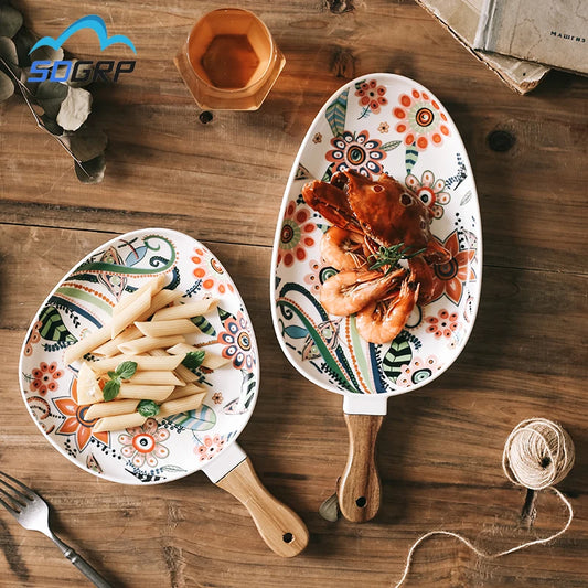 Chic Nordic Ceramic Dinner Plates