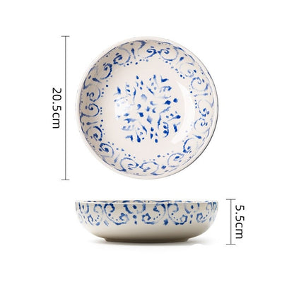 Artisanal Print Bowl: Elevate your table setting with this unique and versatile bowl featuring an exquisite artisanal print. Ideal for serving various dishes, it adds a special touch to every meal in your beautiful home in Australia.