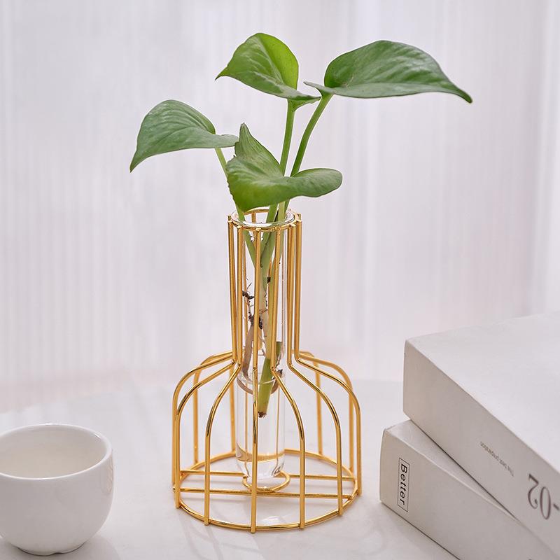 Metal Plant Vase