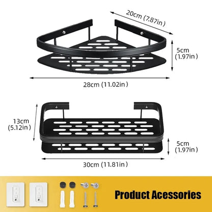  A sleek and functional bathroom shelf with multiple tiers for storing toiletries and essentials. Made from durable materials for longevity in humid environments. Easy to install and space-saving, ideal for organizing any bathroom.