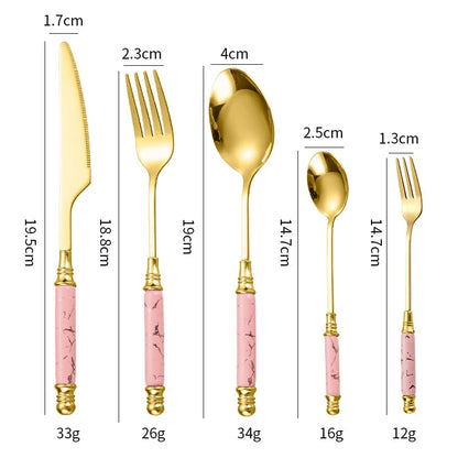 Golden Elegance Dinnerware Set