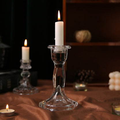 Crystal Glass Candle Holder