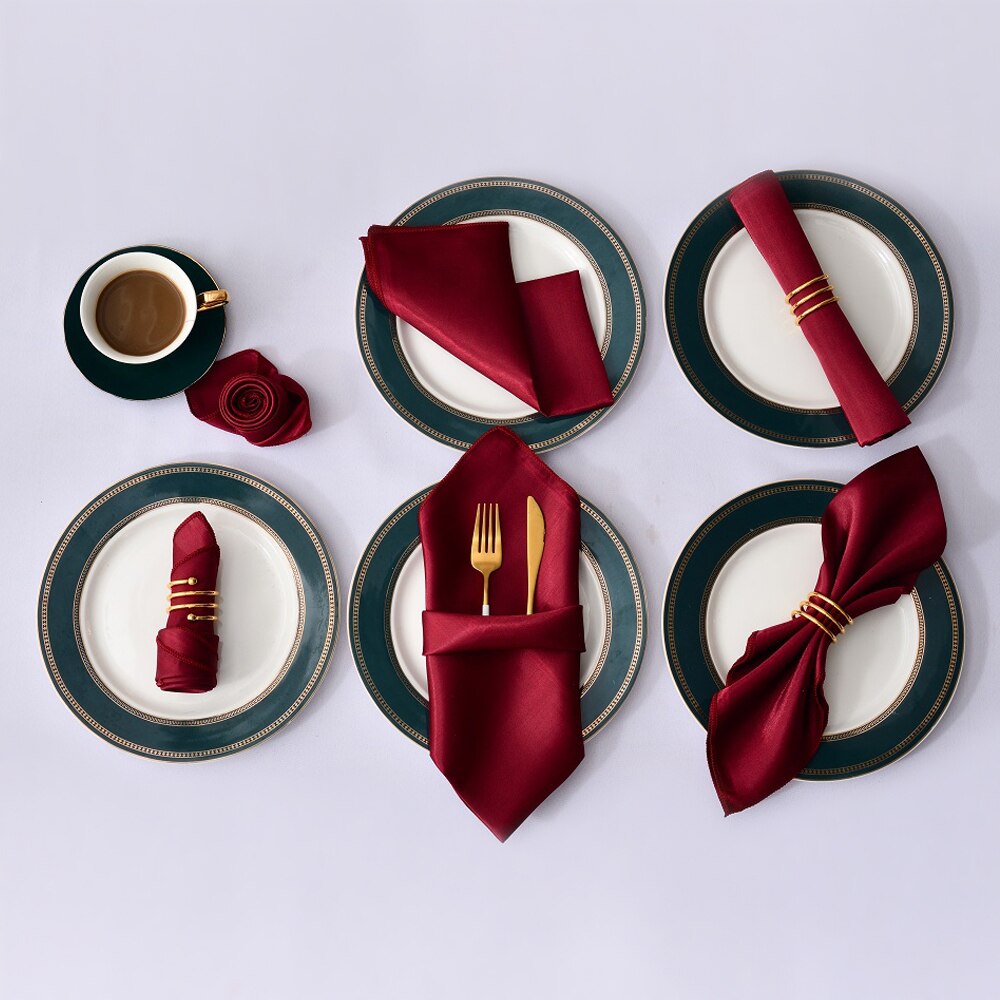 Lustrous Satin Cloth Napkins