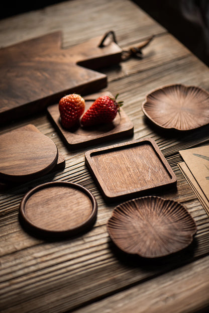 Wooden Walnut Coaster