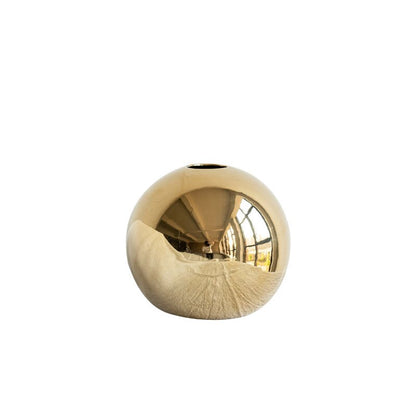 Golden Ball Ceramic Vase