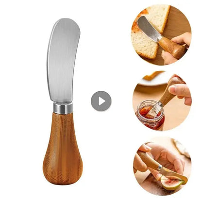 Wooden Handle Butter Knife