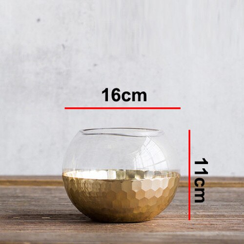 Gilded Glass Vase