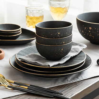 Noir Chic Dinnerware Set