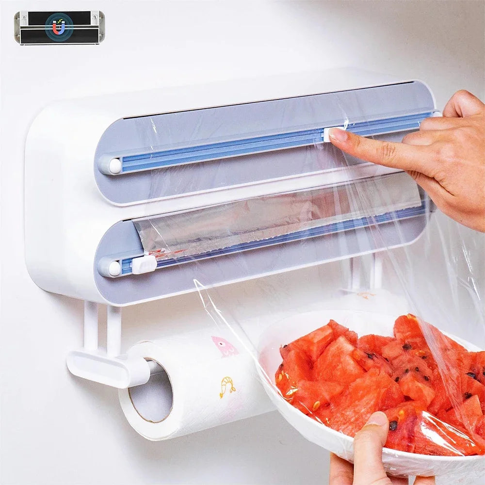 Kitchen Wrap Dispenser & Cutter