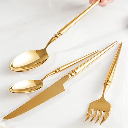 Golden Touch Cutlery Set