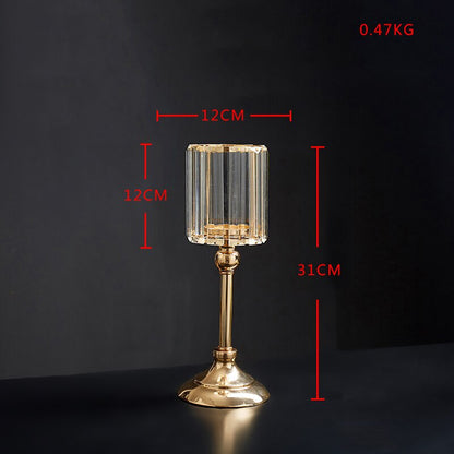 Nordic Luxe Gold Candle Stand