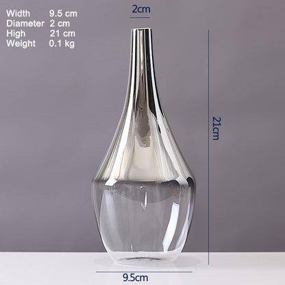 Silver-Chic Nordic Vase