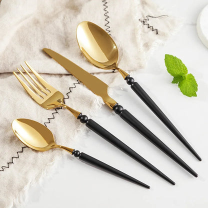 Golden Touch Cutlery Set