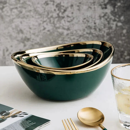 Nordic Gold-Inlay Bowls