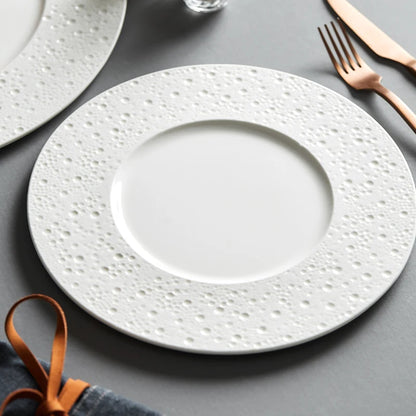 Pure White Ceramic Plate