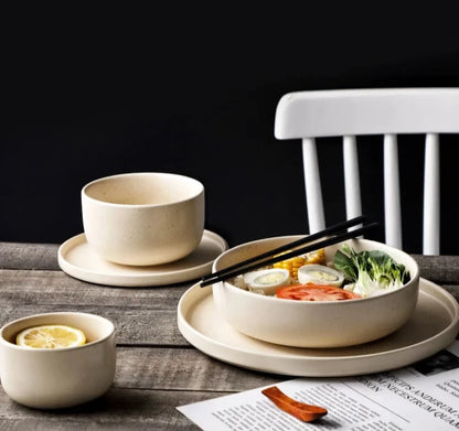 Sesame Glaze Matte Dinnerware Set