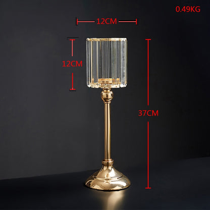 Nordic Luxe Gold Candle Stand