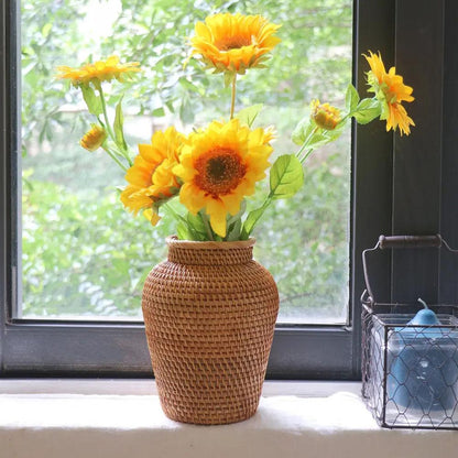 Rattan Vase Flower