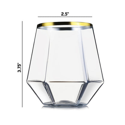 Hexagon Cocktail Glass