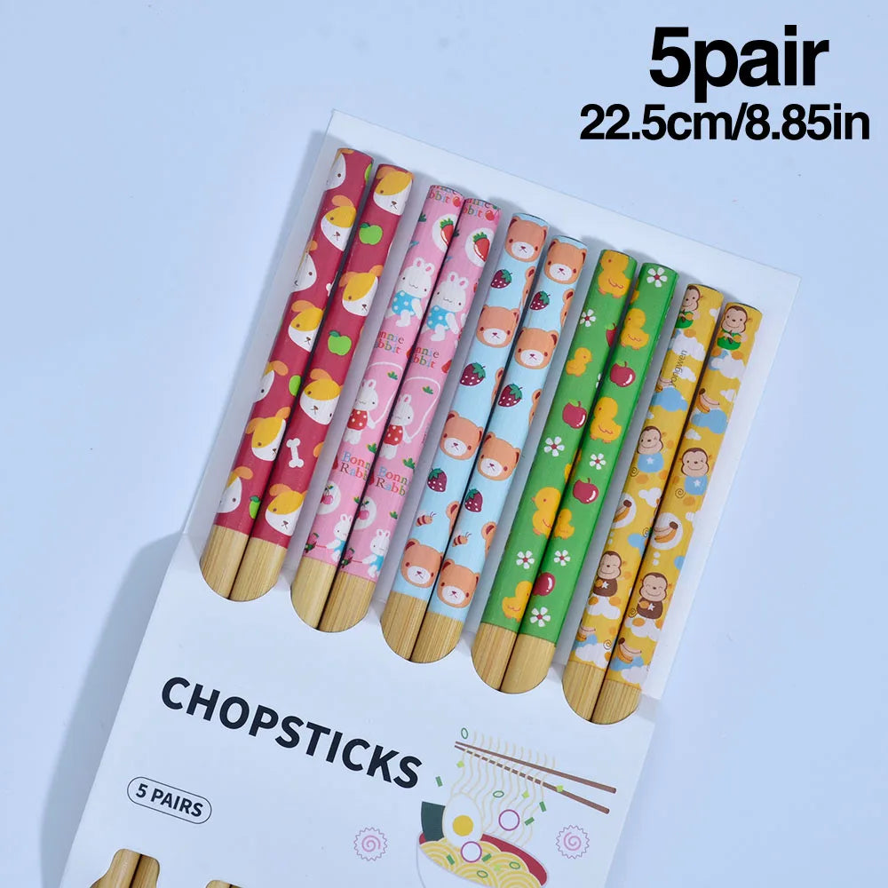 A set of high-quality wooden chopsticks featuring Korean and Chinese designs, perfect for authentic dining experiences. Available at The Lime Kitchen online shop.