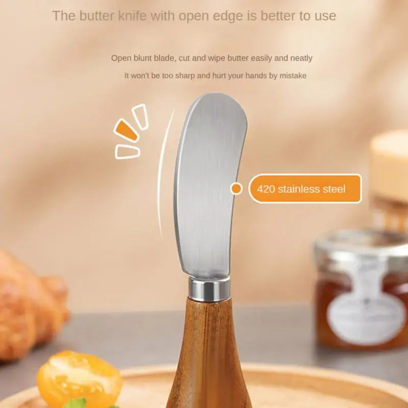 Wooden Handle Butter Knife